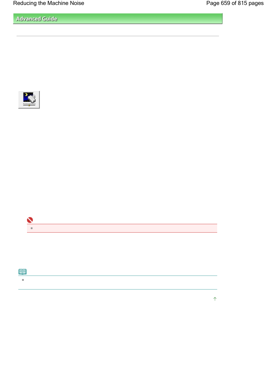 Reducing the machine noise | Canon mp620 User Manual | Page 659 / 815