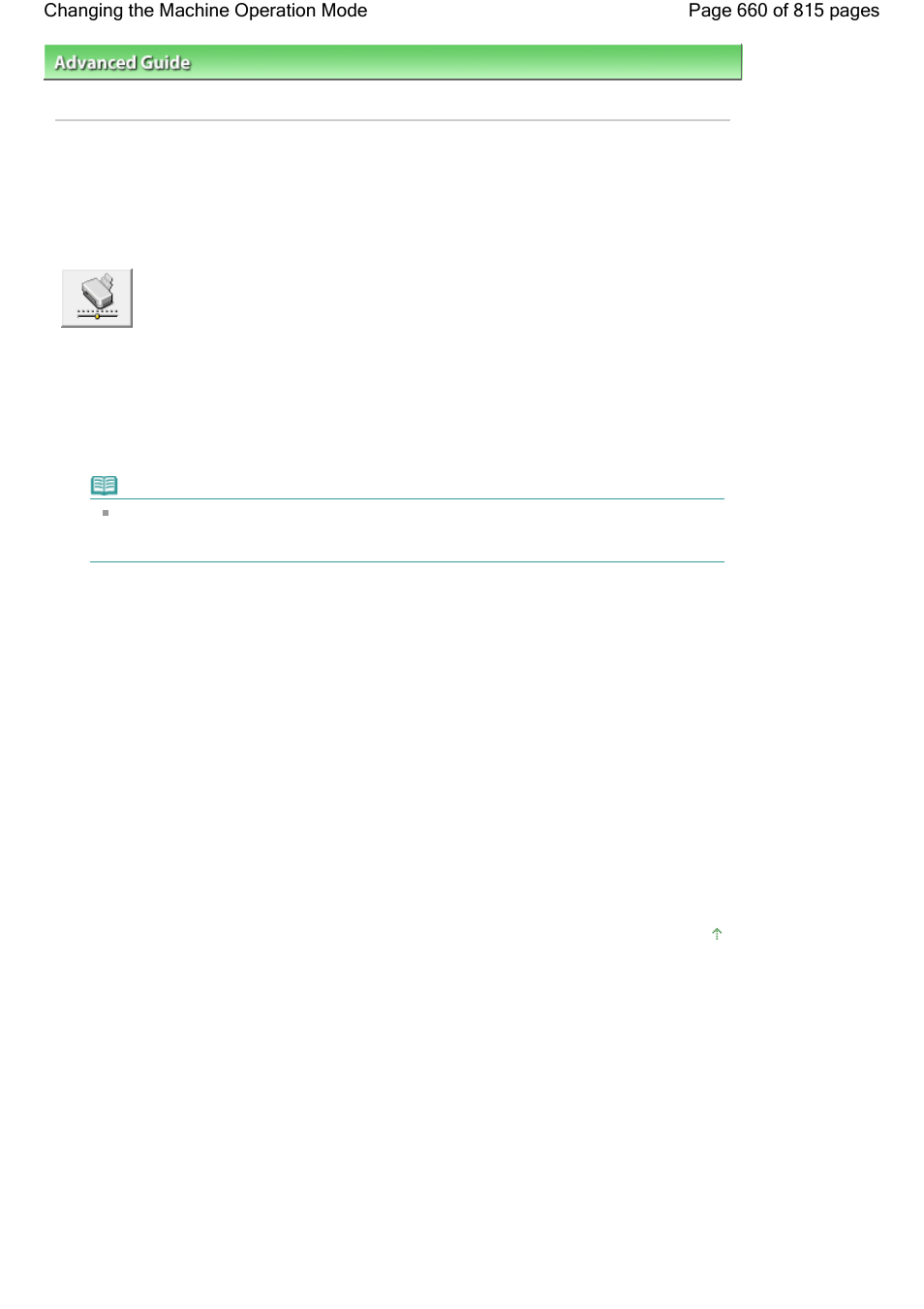 Changing the machine operation mode | Canon mp620 User Manual | Page 660 / 815