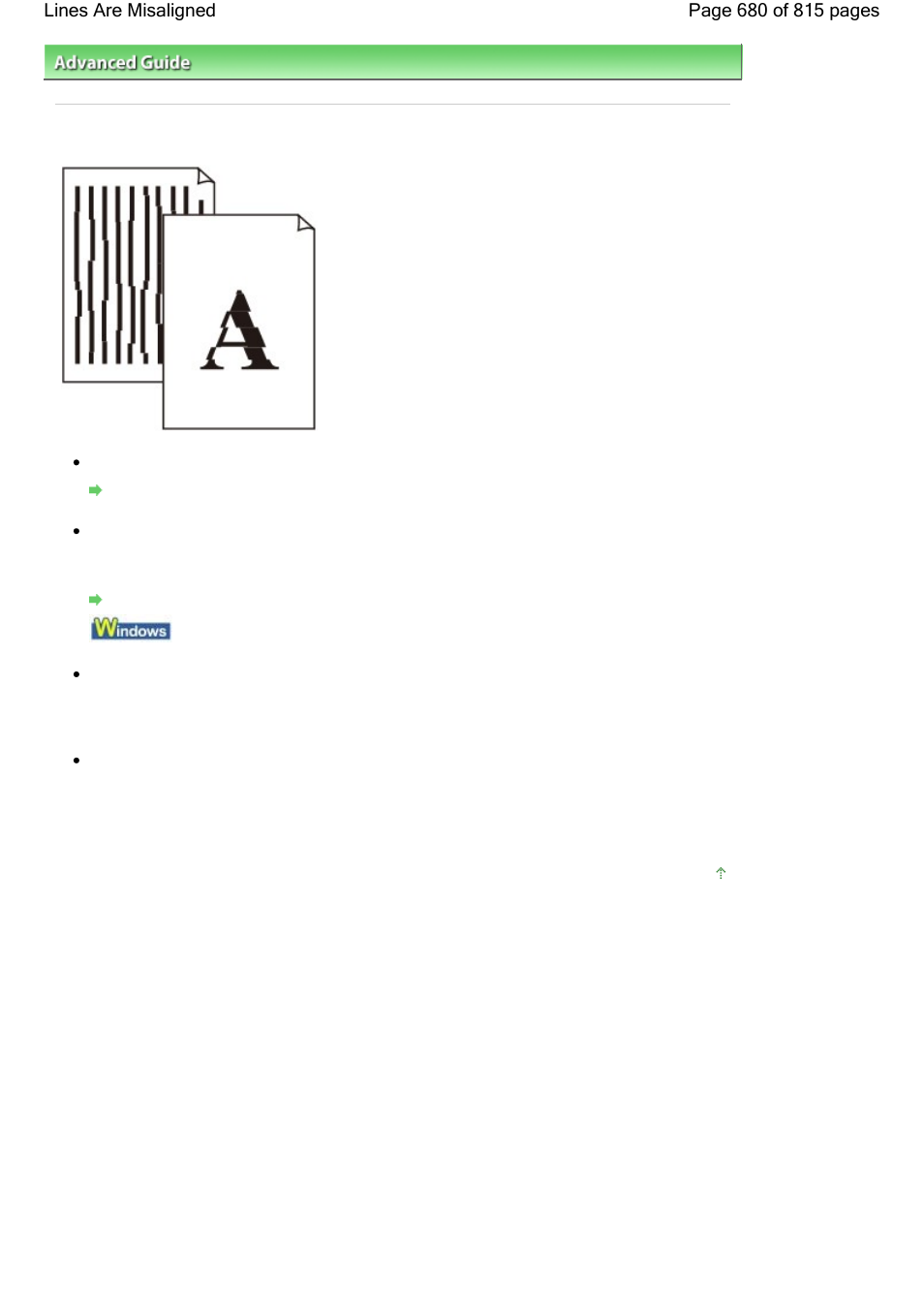 Lines are misaligned, Check 2: perform print head alignment | Canon mp620 User Manual | Page 680 / 815