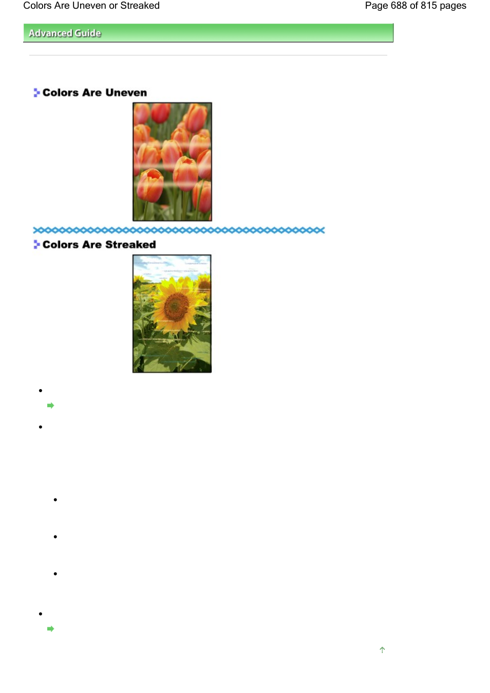 Colors are uneven or streaked, Check 3: perform print head alignment | Canon mp620 User Manual | Page 688 / 815