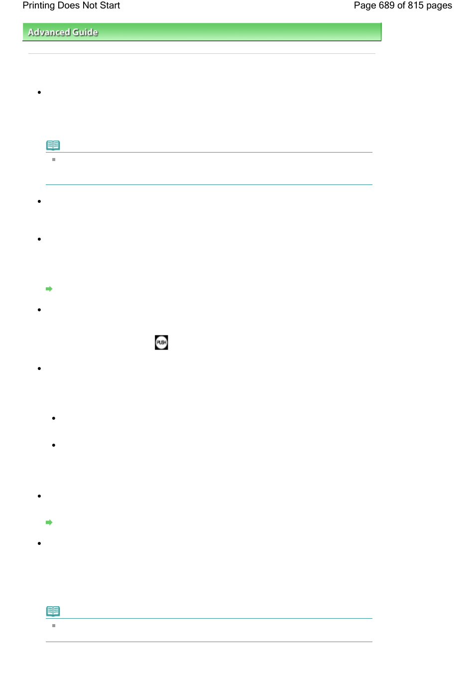 Printing does not start | Canon mp620 User Manual | Page 689 / 815