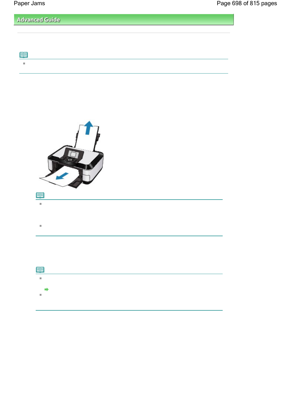 Paper jams | Canon mp620 User Manual | Page 698 / 815