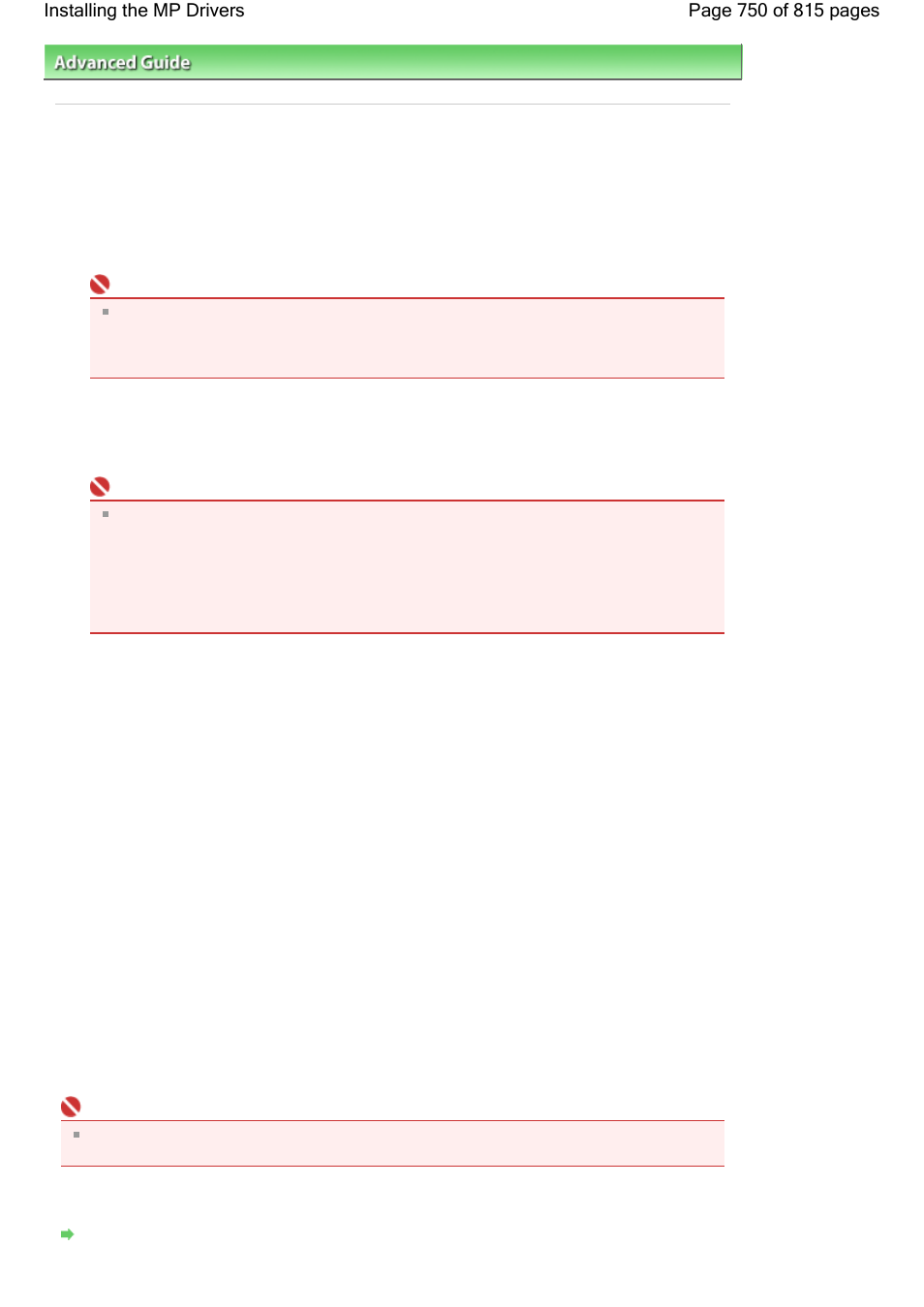Installing the mp drivers | Canon mp620 User Manual | Page 750 / 815