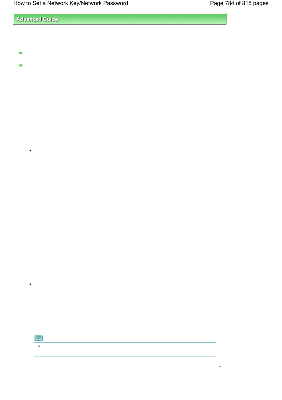 How to set a network key/network password | Canon mp620 User Manual | Page 784 / 815