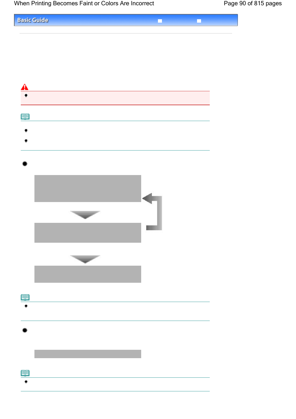 Step 1, Step 2, Step 3 | When the print results are blurred or uneven | Canon mp620 User Manual | Page 90 / 815