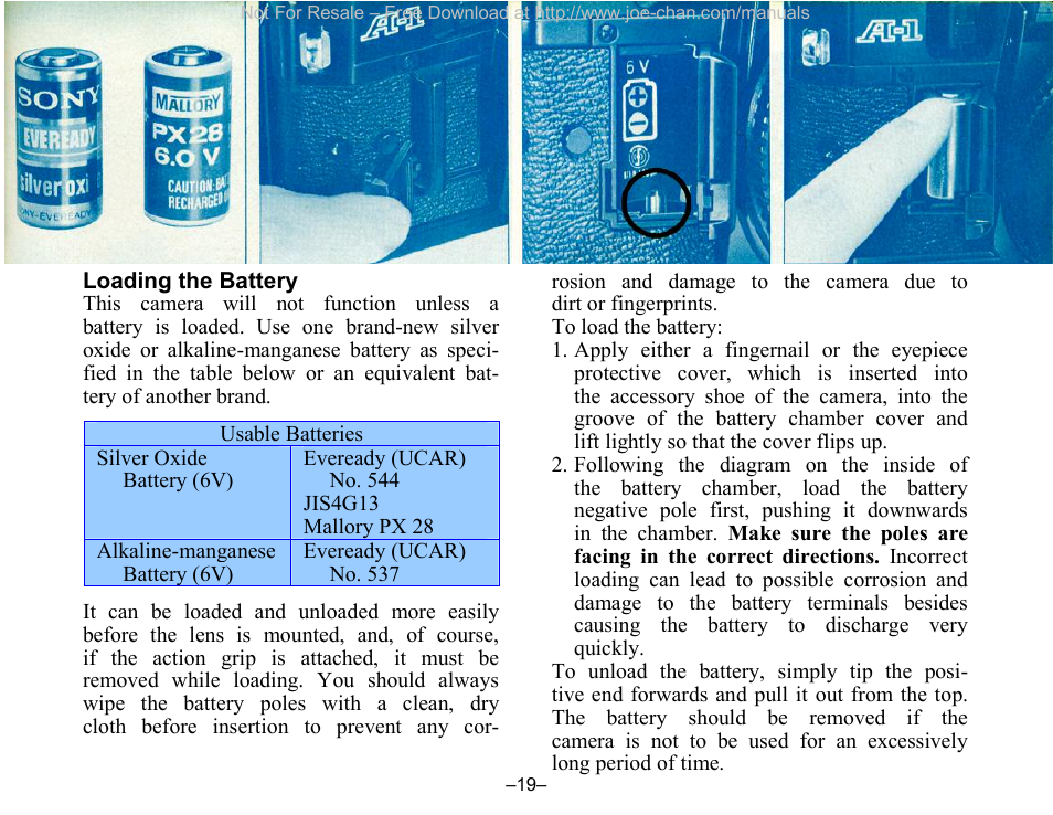 Canon A-1 User Manual | Page 19 / 105