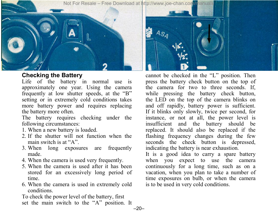 Canon A-1 User Manual | Page 20 / 105