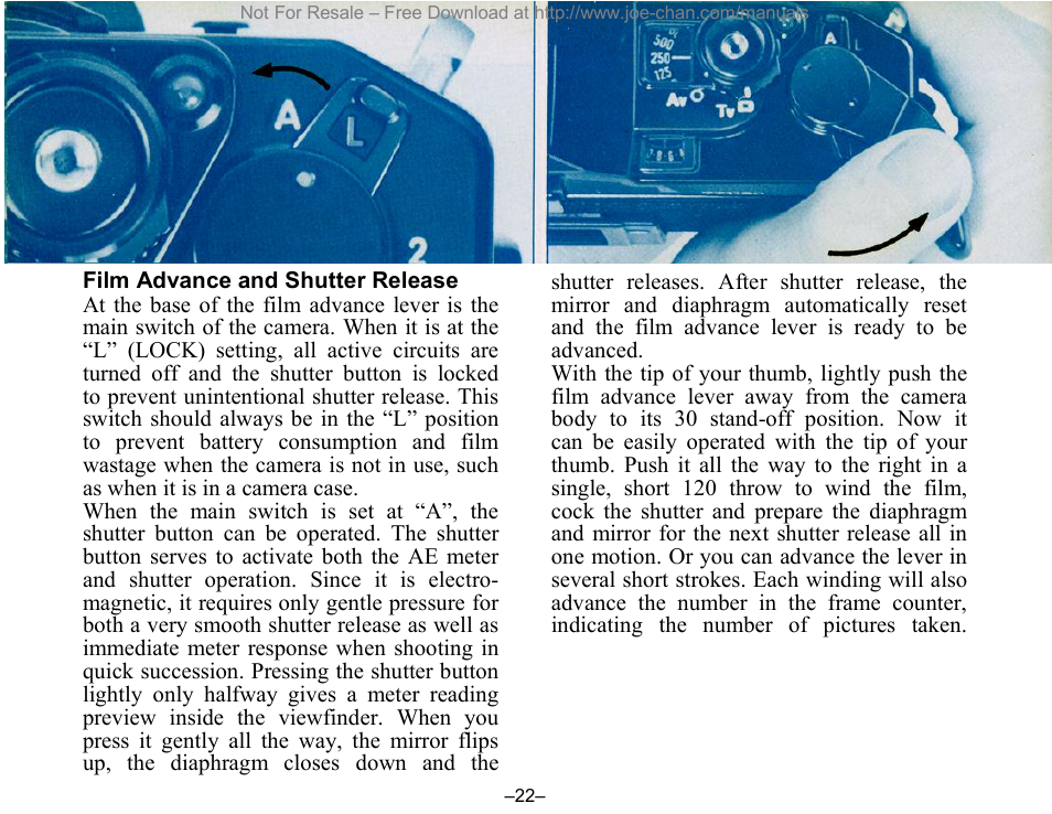 Canon A-1 User Manual | Page 22 / 105