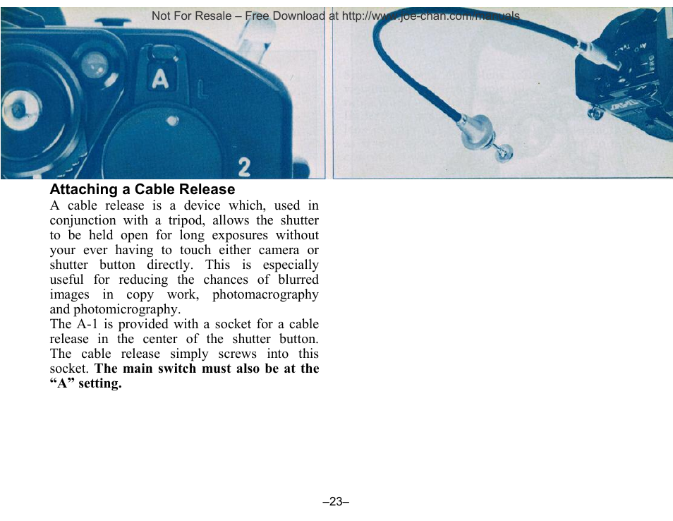 Canon A-1 User Manual | Page 23 / 105