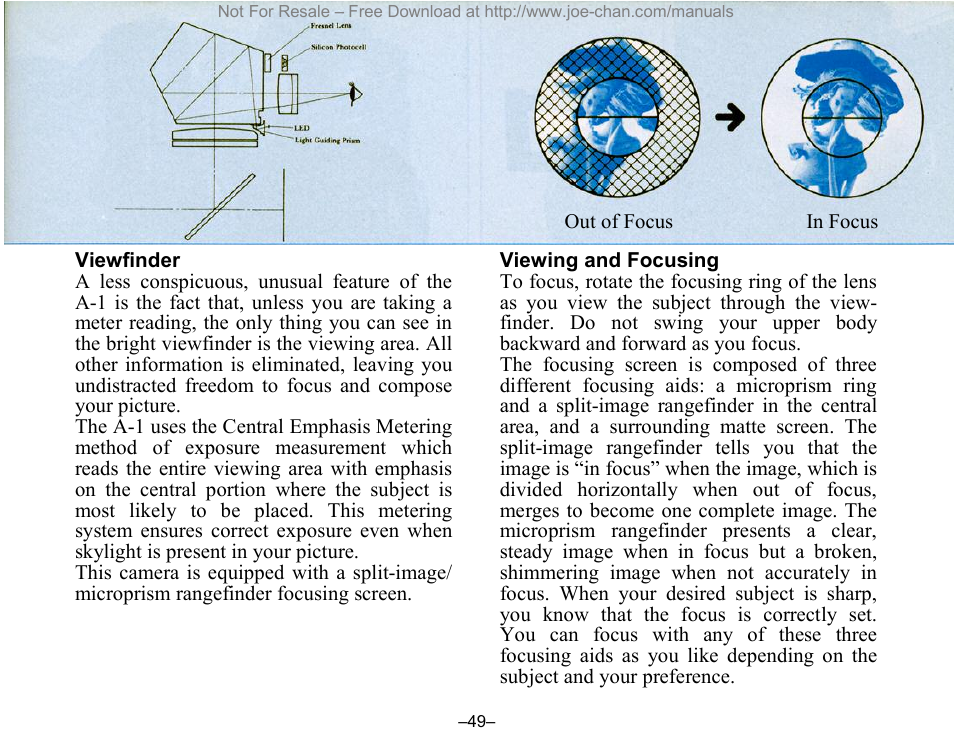 Canon A-1 User Manual | Page 49 / 105