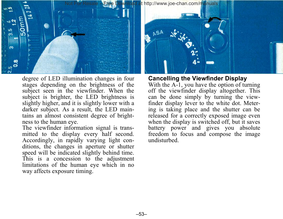 Canon A-1 User Manual | Page 53 / 105