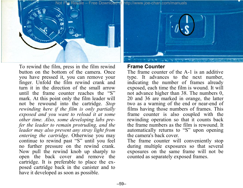 Canon A-1 User Manual | Page 59 / 105