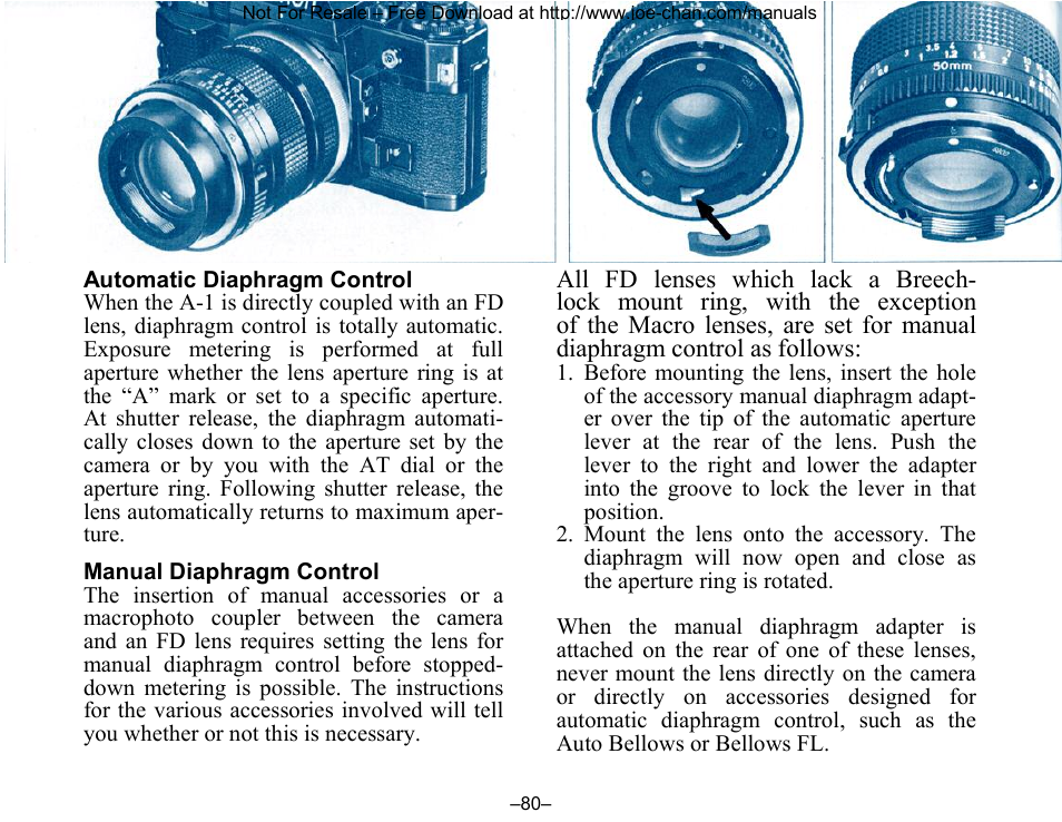 Canon A-1 User Manual | Page 81 / 105