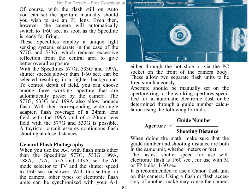 Canon A-1 User Manual | Page 85 / 105