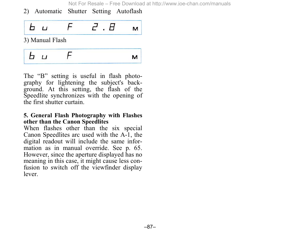 Canon A-1 User Manual | Page 88 / 105