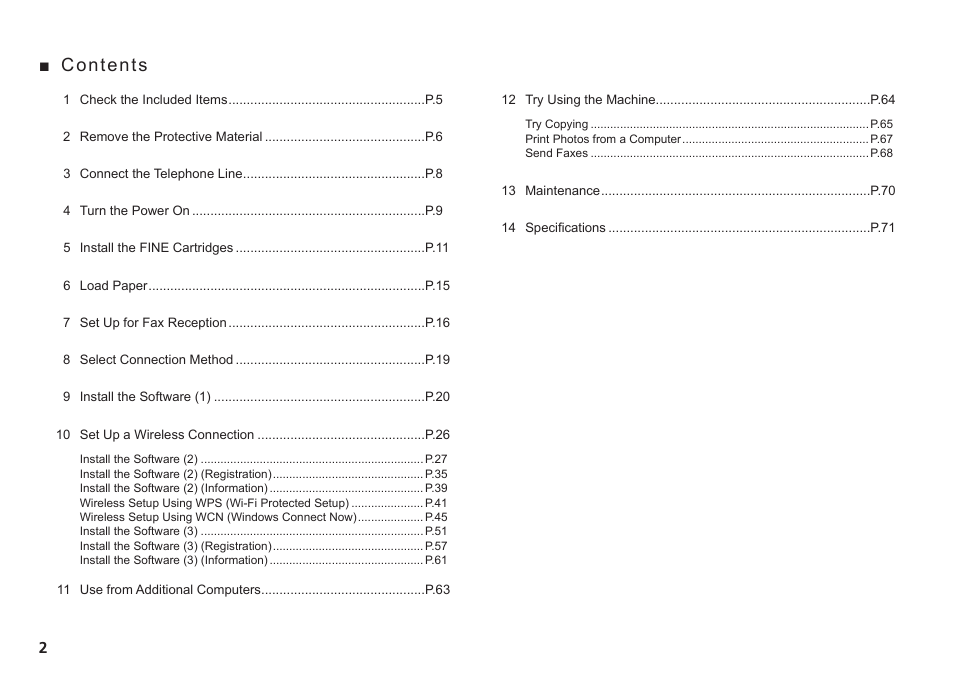 Canon PIXMA MX340 User Manual | Page 4 / 75