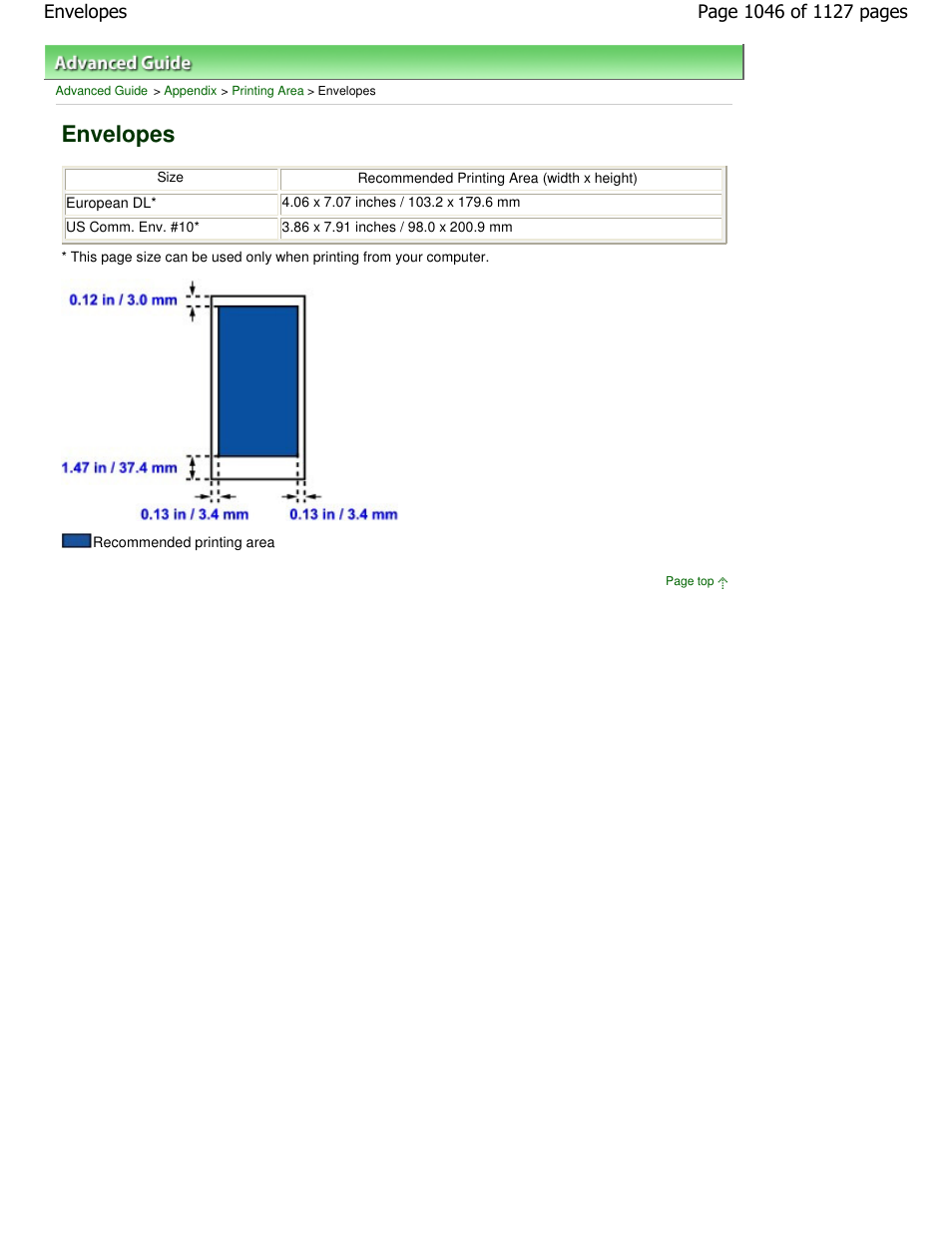 Envelopes | Canon PIXMA MX870 User Manual | Page 1046 / 1127