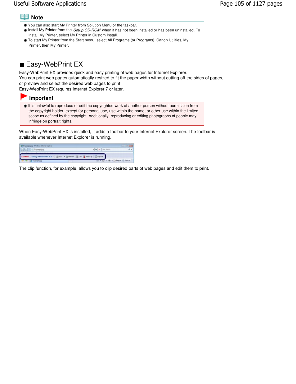 Easy-webprint ex | Canon PIXMA MX870 User Manual | Page 105 / 1127