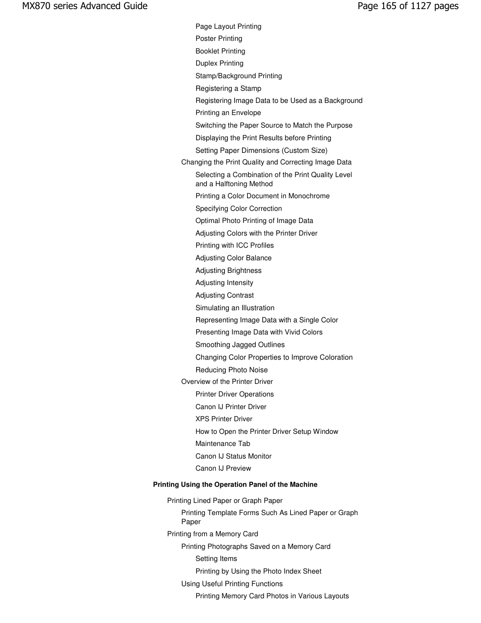 Canon PIXMA MX870 User Manual | Page 165 / 1127