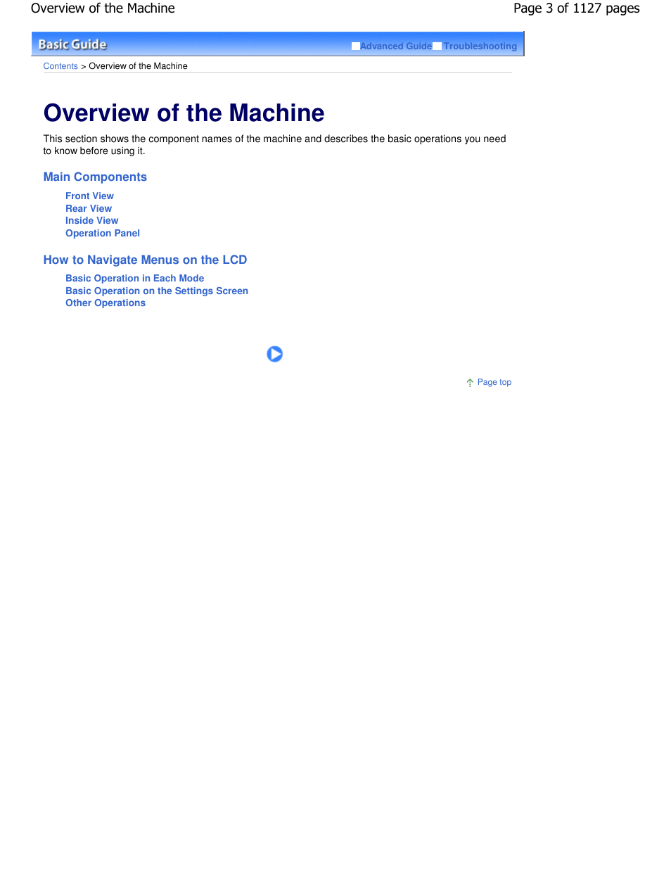 Overview of the machine | Canon PIXMA MX870 User Manual | Page 3 / 1127