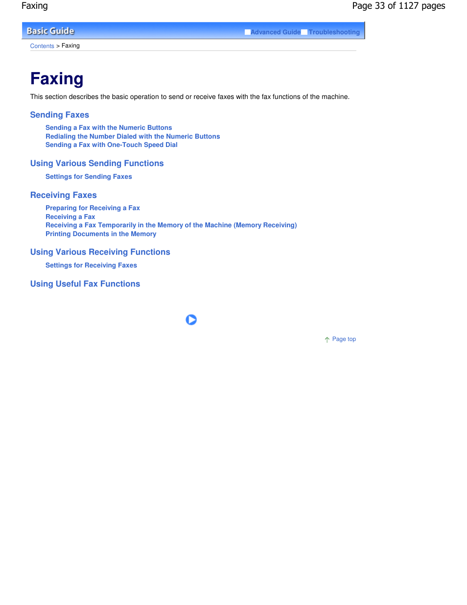 Faxing | Canon PIXMA MX870 User Manual | Page 33 / 1127