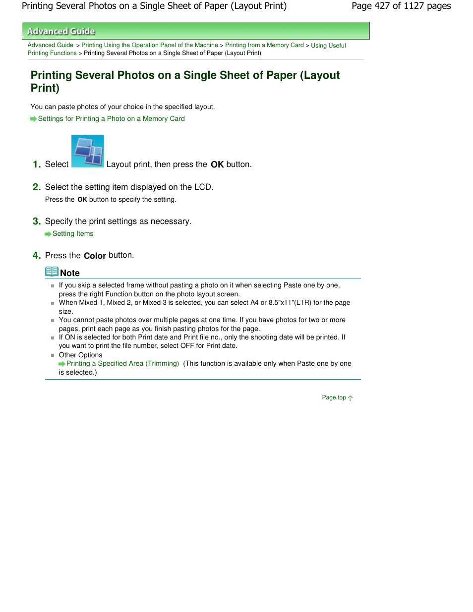 Canon PIXMA MX870 User Manual | Page 427 / 1127