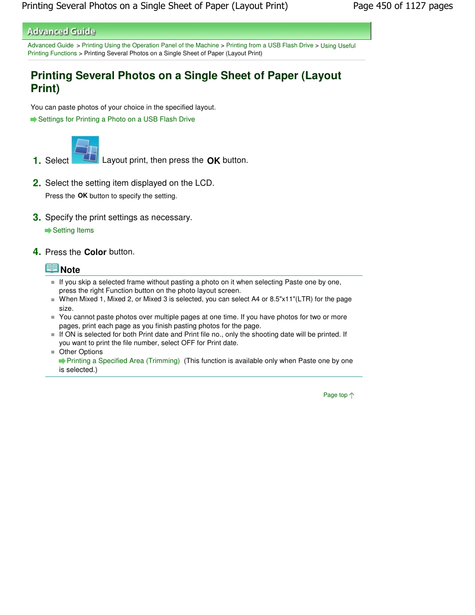 Canon PIXMA MX870 User Manual | Page 450 / 1127