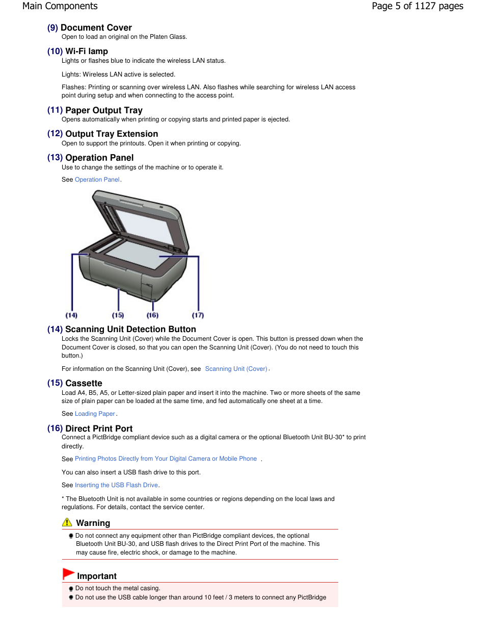 Canon PIXMA MX870 User Manual | Page 5 / 1127