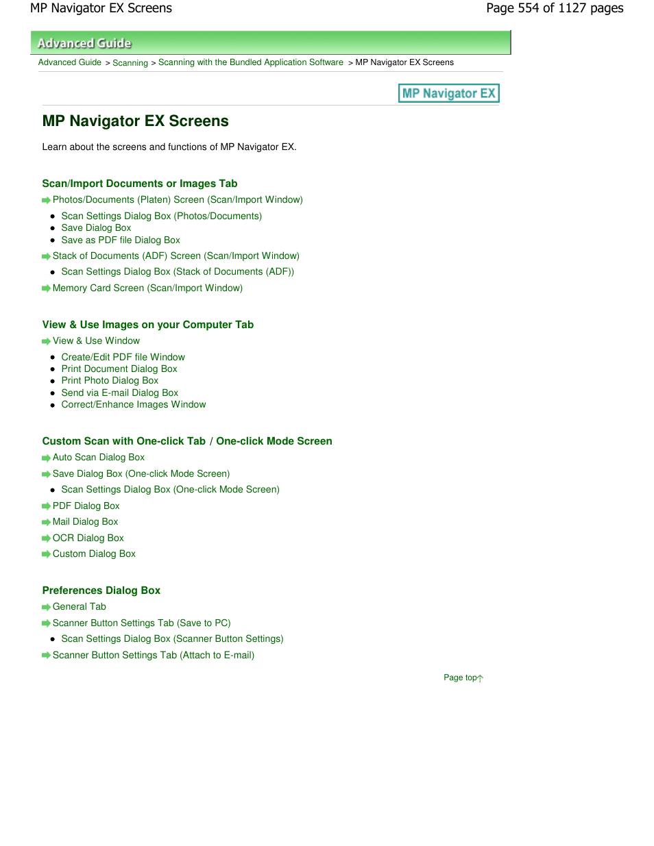 Mp navigator ex screens | Canon PIXMA MX870 User Manual | Page 554 / 1127