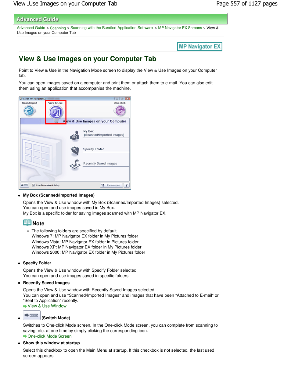 View & use images on your computer tab | Canon PIXMA MX870 User Manual | Page 557 / 1127