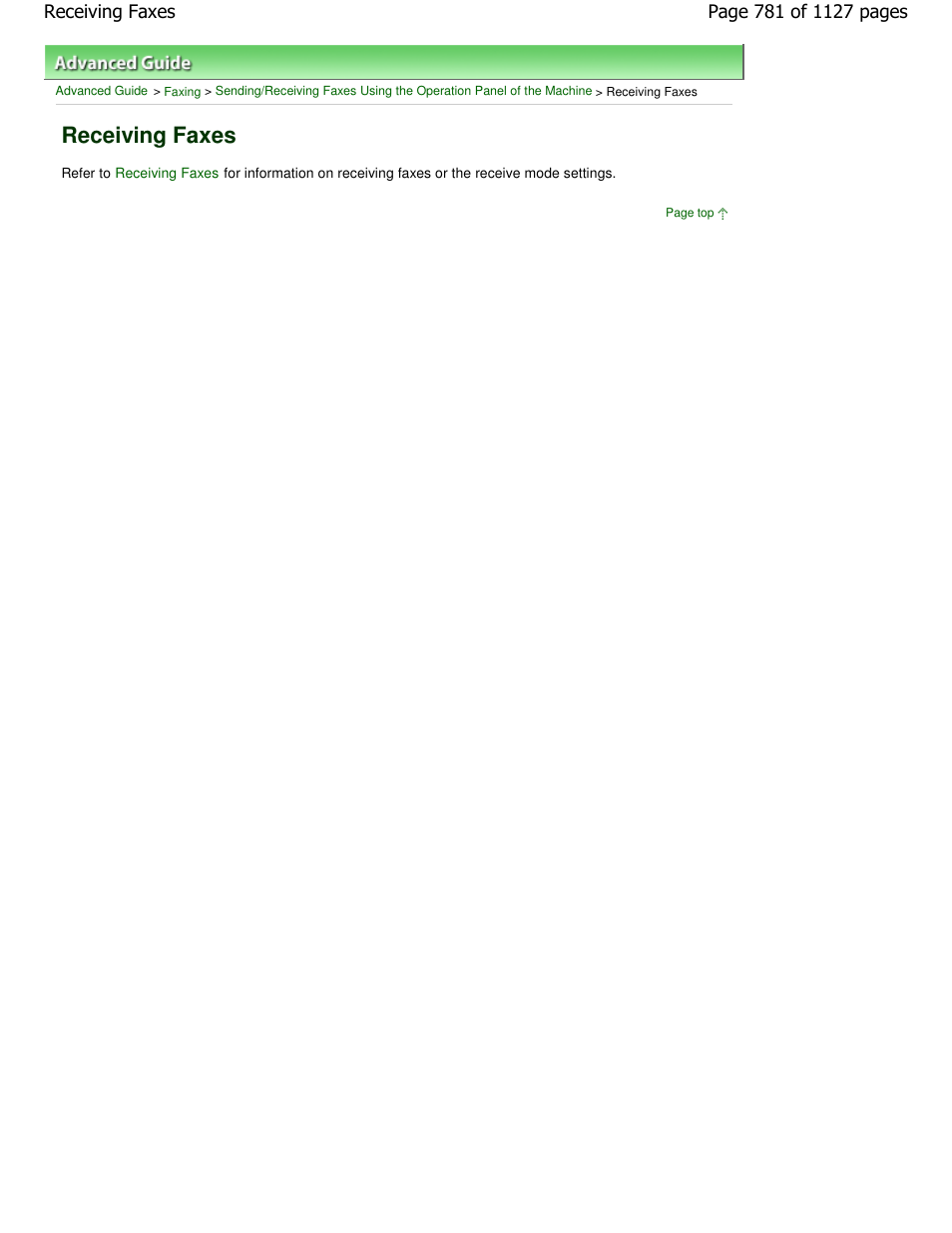 Receiving faxes | Canon PIXMA MX870 User Manual | Page 781 / 1127