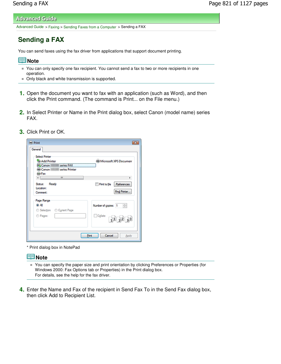 Sending a fax | Canon PIXMA MX870 User Manual | Page 821 / 1127