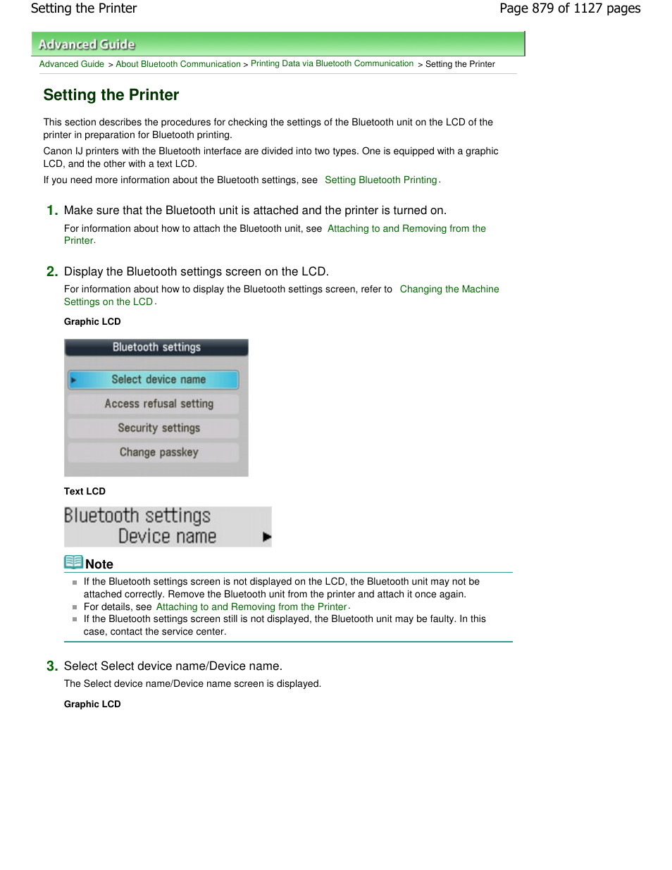 Setting the printer | Canon PIXMA MX870 User Manual | Page 879 / 1127