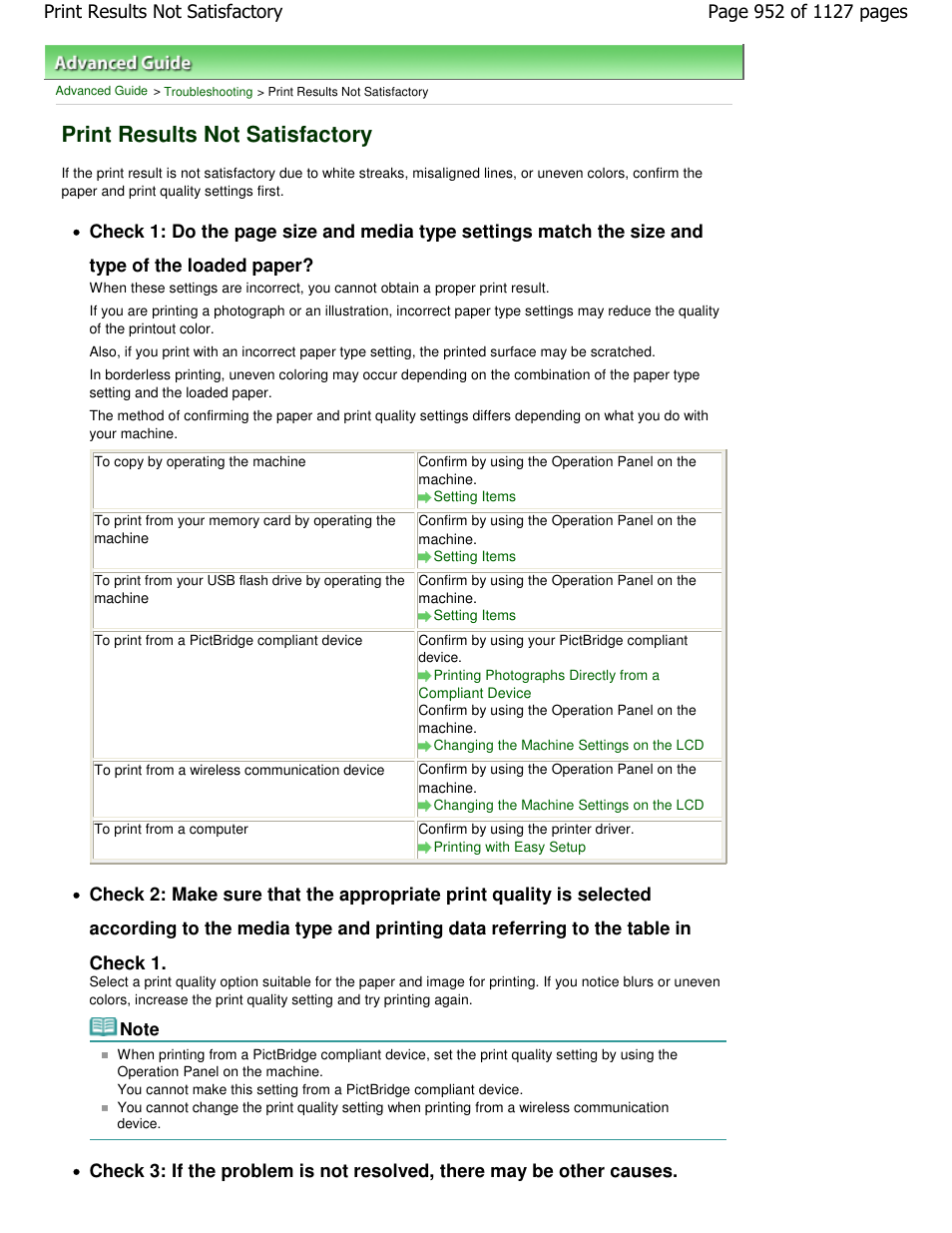 Print results not satisfactory | Canon PIXMA MX870 User Manual | Page 952 / 1127