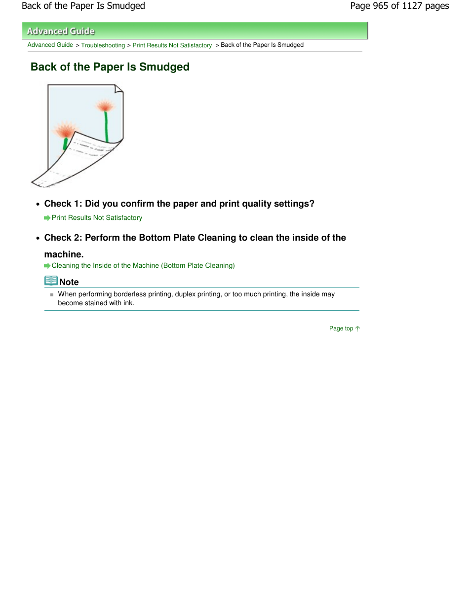 Back of the paper is smudged | Canon PIXMA MX870 User Manual | Page 965 / 1127