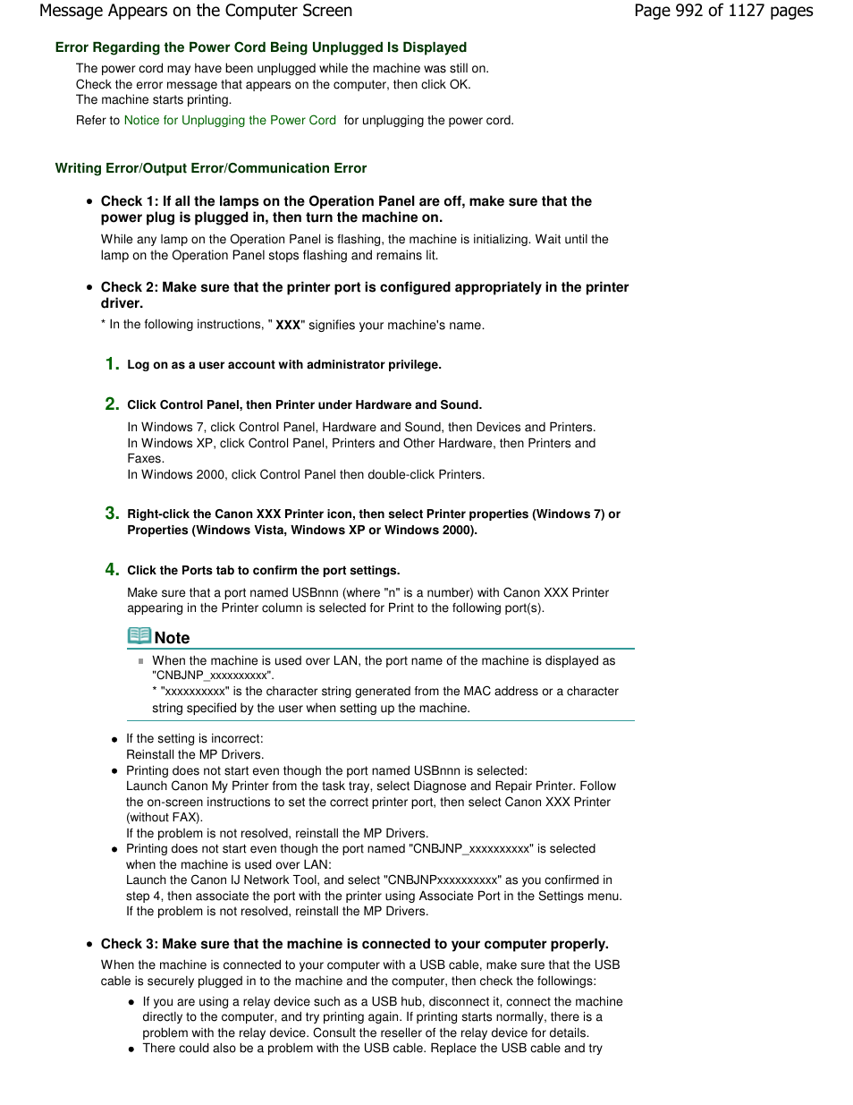 Canon PIXMA MX870 User Manual | Page 992 / 1127