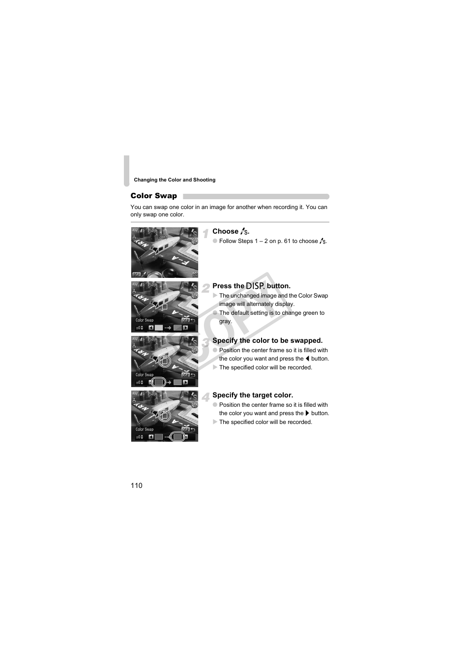 Cop y | Canon PowerShot S95 User Manual | Page 110 / 196