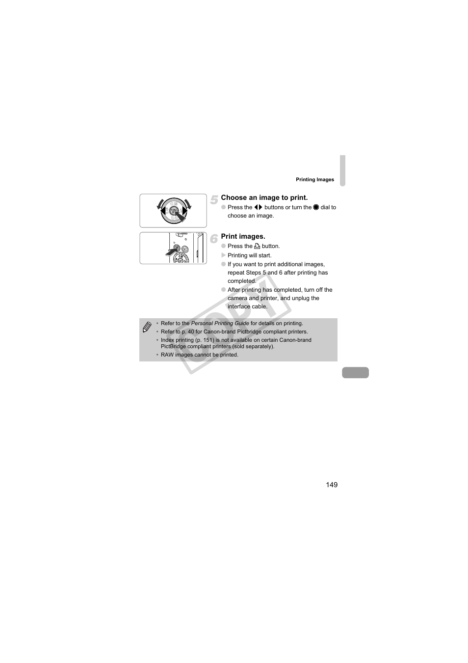 Cop y | Canon PowerShot S95 User Manual | Page 149 / 196