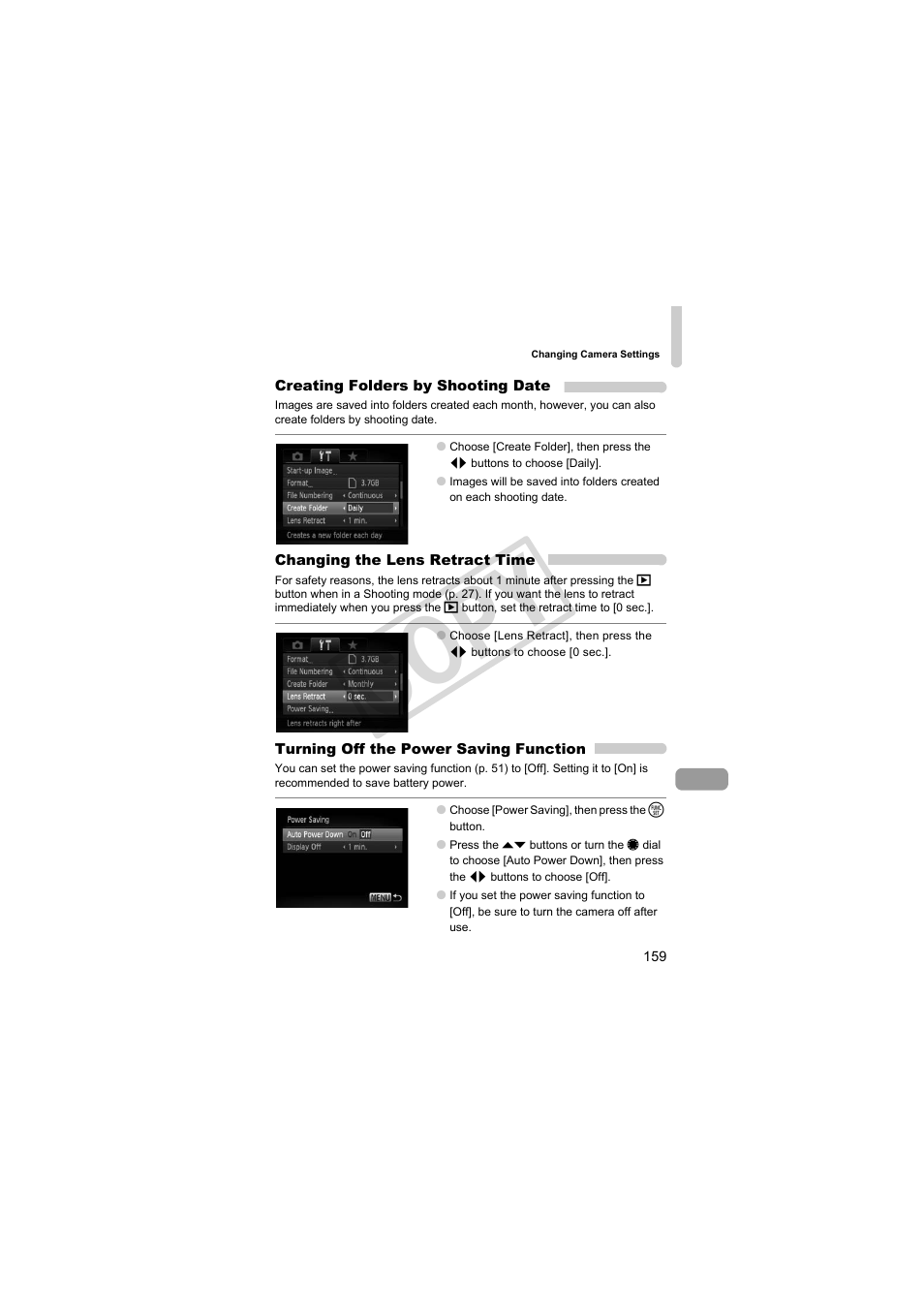 Cop y | Canon PowerShot S95 User Manual | Page 159 / 196