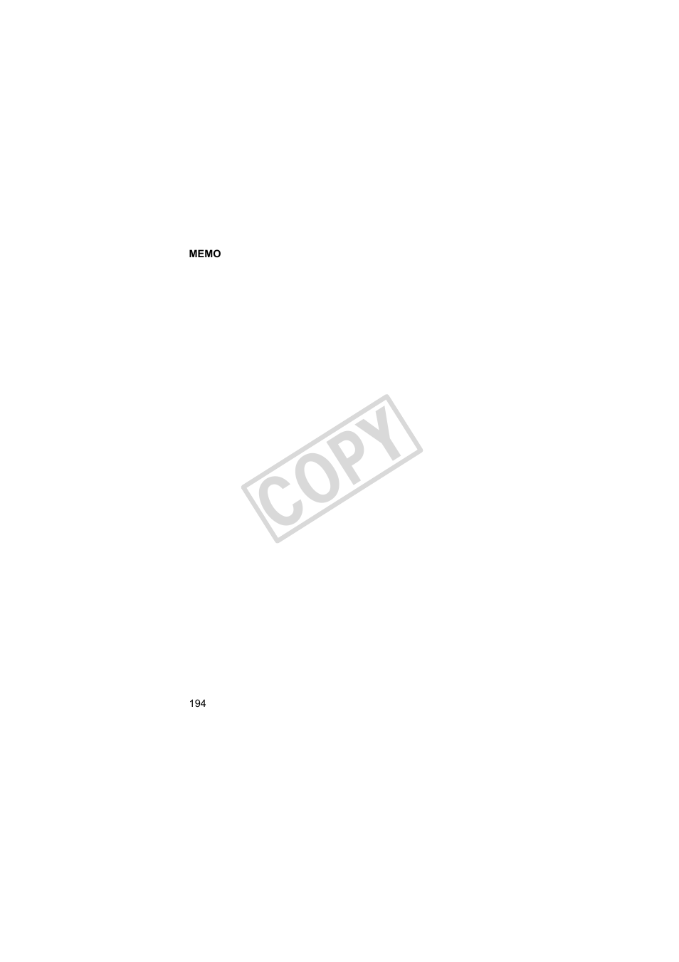 Cop y | Canon PowerShot S95 User Manual | Page 194 / 196