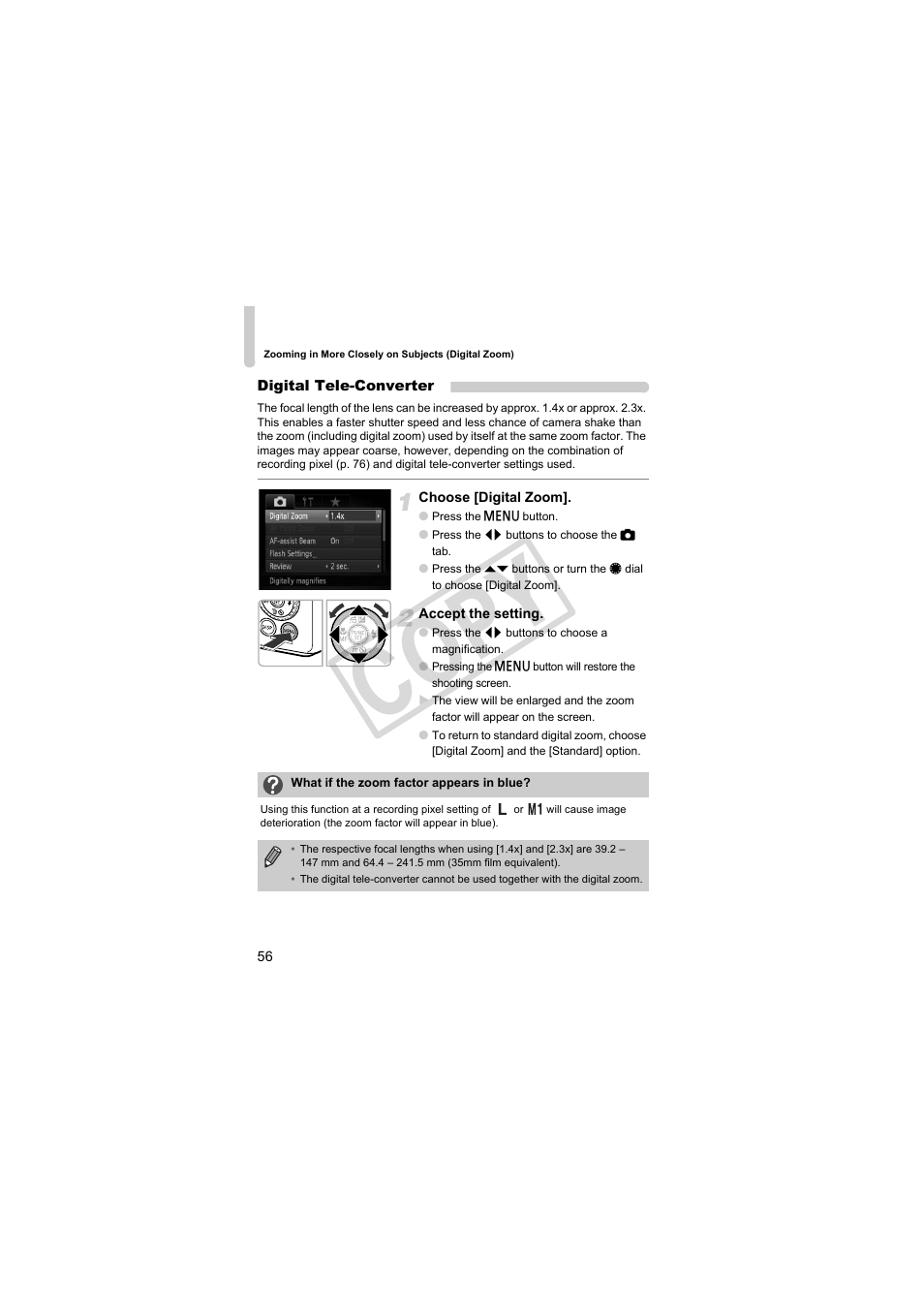Cop y | Canon PowerShot S95 User Manual | Page 56 / 196