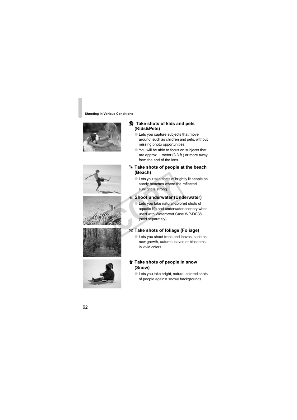 P. 62), Cop y | Canon PowerShot S95 User Manual | Page 62 / 196
