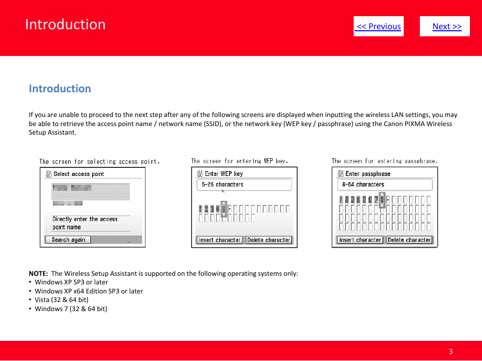 Introduction | Canon Obtaining Your Network Key MP990 User Manual | Page 3 / 10