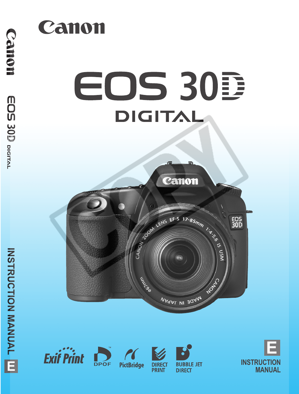 Canon EOS 30D User Manual | 200 pages