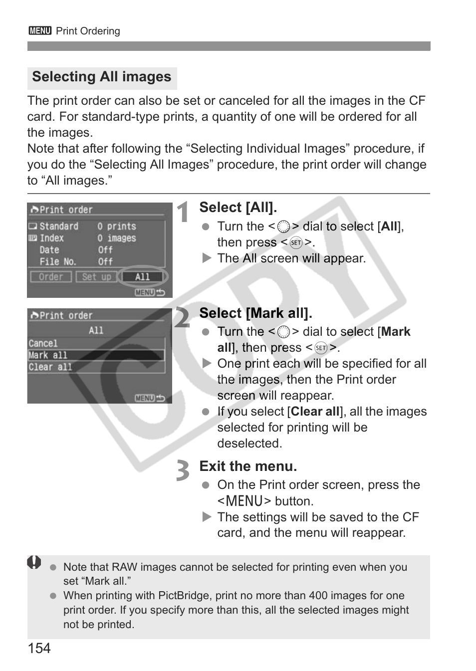 Canon EOS 30D User Manual | Page 154 / 200