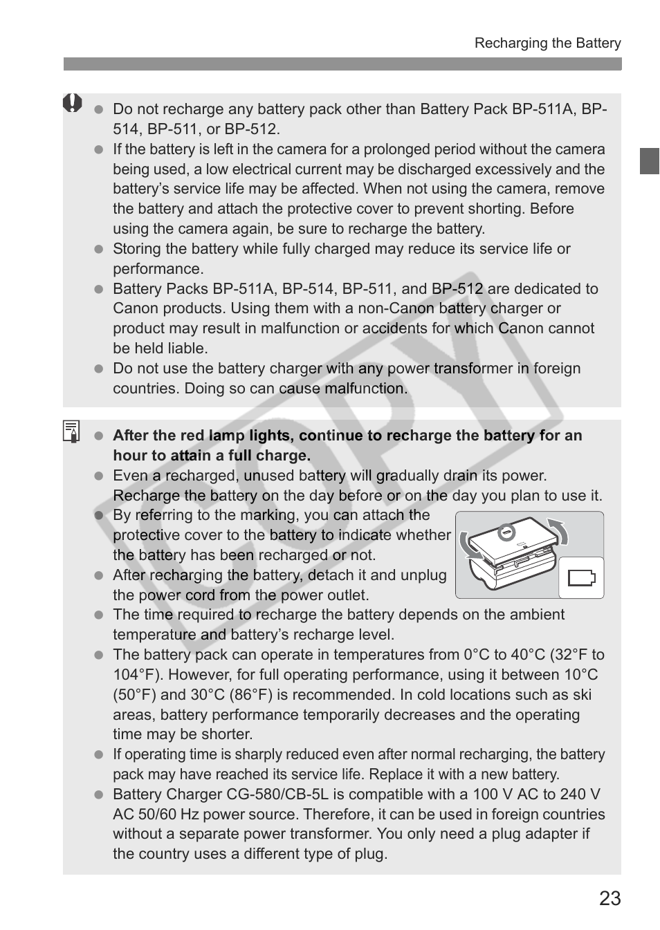 Canon EOS 30D User Manual | Page 23 / 200