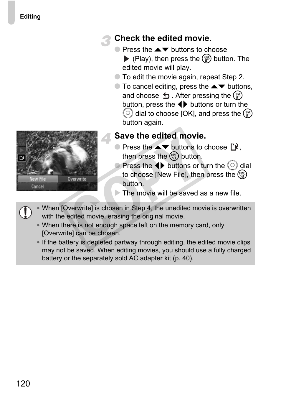 Co py | Canon PowerShot G11 User Manual | Page 120 / 196