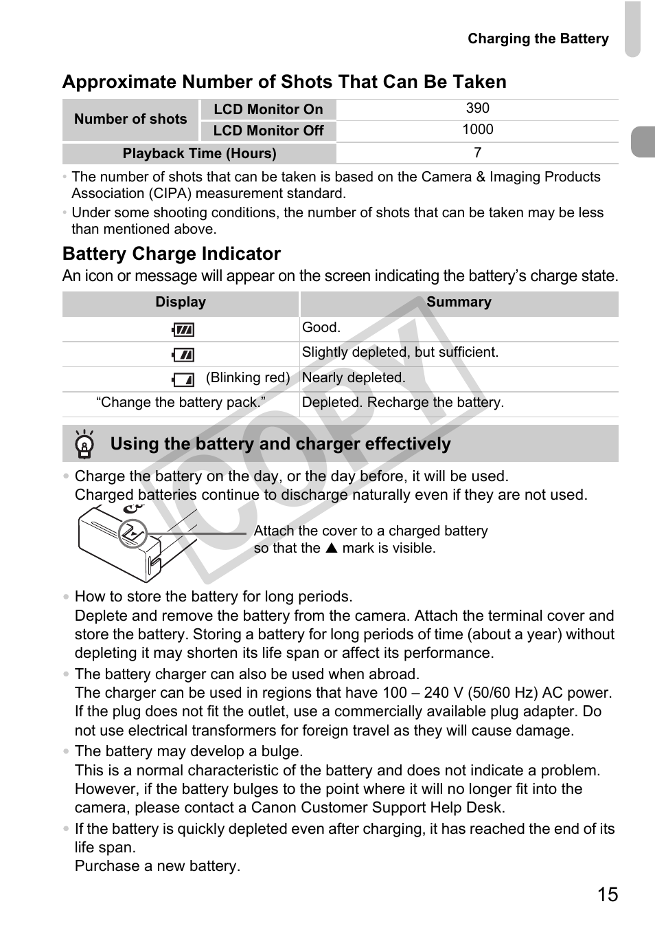 Co py | Canon PowerShot G11 User Manual | Page 15 / 196