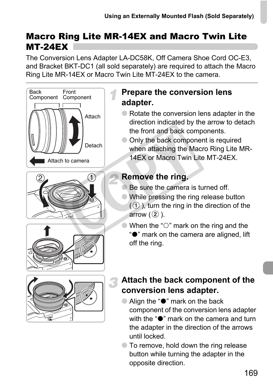 Co py | Canon PowerShot G11 User Manual | Page 169 / 196