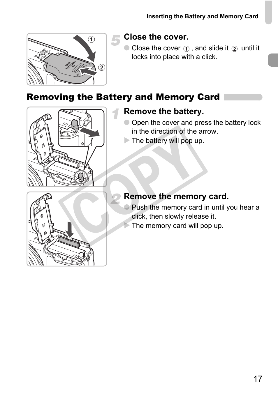 Co py | Canon PowerShot G11 User Manual | Page 17 / 196